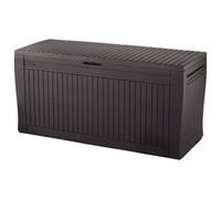 Coffre de rangement - KETER - Comfy - 270 L - Charge max 200 kg - Résine plastique marron