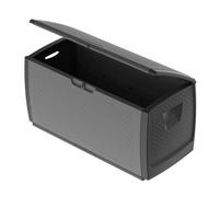Coffre de rangement ""Mettitutto Big"" en plastique - Gris anthracite - L 122 x l 56 x H 63