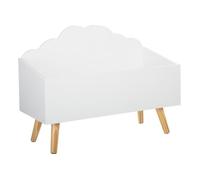 Coffre de Rangement ""Nuage"" 58cm Blanc