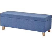 Coffre de rangement ottoman pliable avec couvercles, grand pouf, repose-pieds pour le rangement du jardin, multifonctionnel avec couvercles amovibles, beige