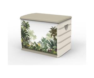 Coffre de rangement - PLASTIKEN - 260 L - 80 x 61 x 53 cm - Tropical