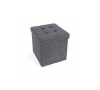 Coffre de Rangement Pliable Max de 300 kg Gris foncé 38 x 38 x 38 cm LSF27Z