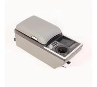 Coffre De Rangement Pour Accoudoir Arrière Voiture Pour Model Y Compatible Avec Les Sièges Port USB, Chargement Sans Fil Universel Porte Gobelets Coussin d'accoudoir de voiture(Grey)