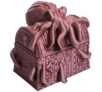 Coffre de rangement pour dés sur le thème de la pieuvre pirate - Parfait pour les RPG comme D&D, 5e, Pathfinder, Cyberpunk, Cthulhu