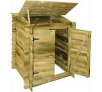 Coffre de rangement pour filtration UBBINK Classic en bois traité autoclave