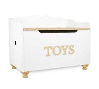 Le Toy Van - TV606 - Große Kinderspielzeugtruhe aus Holz, 3 Jahre, Lernspielzeug, Montessori, 68 x 43 x 53 cm, Tragkraft bis 50 kg, mit kindersicheren Soft-Close-Scharnieren