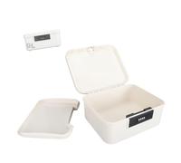 Coffre de Rangement Verrouillable D'une capacité de 9 L, Organisateur de Documents, Boîte de Verrouillage de Stockage par Mot de Passe à Double Couche, Boîte de Verrouillage de