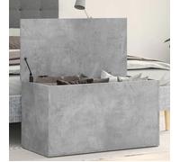 Coffre de rangement - VIDAXL - Béton Gris - 84x42x46 cm - Bois d'ingénierie - Design contemporain