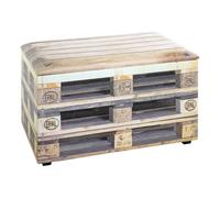 Coffre de Rangement Vintage "Palette II" 65cm Marron