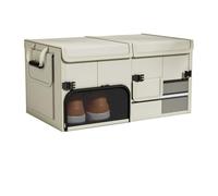 Coffre De Rangement Voiture pour Renault 5 EV Clio 3 Doors 5 Doors Alpine A110 A110 R, Organiseur Pliable Plusieurs Compartiments Sac Grande Capacité Accessoires IntéRieurs,White