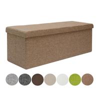 Coffre de Rangement XXL pliante 110x38x38cm incl 2 cloisons 120L
