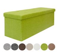 Coffre de Rangement XXL pliante 110x38x38cm incl 2 cloisons 120L