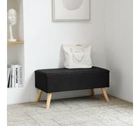 Coffre de siège 'Salford' Banc 79x39,5x39,5 cm noir