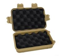 Coffre de Stockage Plastique Choc Résistant L | Joint étanche, protection pour poussière, taille S compacte, plastique dur, usage intérieur extérieur(XL Khaki)