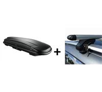 Coffre de toit 400 litres compatible avec Citroen C4 Grand Picasso UA 06-13 Serrure