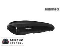 COFFRE DE TOIT 500L MENABO DIAMOND 500 DUO BLACK / Couleur Noir brillant