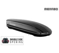 COFFRE DE TOIT 580L MENABO MANIA 580 DUO BLACK / Couleur Noir brillant