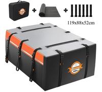 Coffre de Toit de véhicule Sac de Toit Voiture pour Voyage Résistant aux Intempéries 555L 1000D PVC, 10 Sangles Renforcées