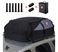Coffre de Toit de véhicule Sac de Toit Voiture pour Voyage Résistant aux Intempéries 580L 1000D Nylon, 8 Sangles Renforcées, 6 Crochets de Porte pour Les Voyages et Le Transport des Bagages
