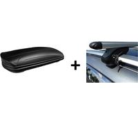 Coffre de toit MAA320M barres de toit en aluminium compatibles avec Kia Sorento XM 09-14 verrouillables