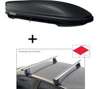 Coffre de toit MAA400 400 litres mat + barres de toit VDP Delta compatibles avec Honda Accord X Sedan (4 portes) à partir de 2018
