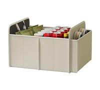 Coffre de voiture, organisateur de coffre pliable | Organisateur et rangement de voiture | Sac de rangement de voiture robuste avec poignée, boîte de rangement en tissu Oxford pour camion, SUV,