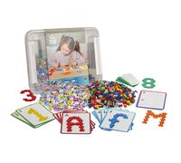 Plus-Plus – Coffre découverte ABC & 123 PP3923 – Jeu de construction éducatif 2000 pièces