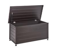 Coffre d'Extérieur de Rangement en Aluminium 123 x 60 cm Meuble de Jardin B
