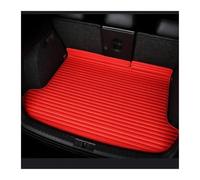 Coffre Doublure Tapis de Coffre Voiture pour Mercedes pour Benz GLB 5 Places 2020 2021 2022, intérieur en Cuir antidérapant Baignoire de Coffre(Rouge)