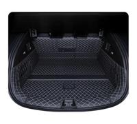 Coffre en Caoutchouc Tapis De Coffre De Voiture Convient pour BYD Sealion 7 2024 2025, Doublure De Coffre Arrière, Plateau De Sol en Cuir Tapis de Coffre(Black Beige Full)