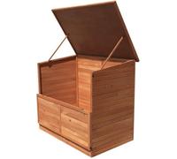 Coffre Filtration Surélevé pour piscine - GARDIUN - Armoire Polyvalent - Bois