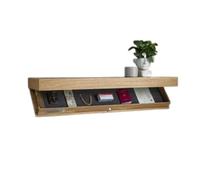 Coffre flottant caché pour armes, étagère design avec compartiments secrets, solution de rangement murale, boîte compacte pour ranger les armes dans le salon