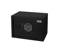 Coffre-Fort 16L 35x25x25 cm, en Acier, Fixation Mural, avec Lumière à Capteur,