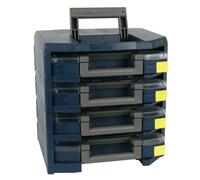 Coffre-fort à boîtes d'assortiment boxxser L347xP342xH305mm 4 compartiments avec 4 boîtes d'assortiment