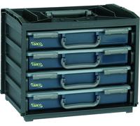 raaco Caisson de transport en polypropylène équipé de 4 mallettes Assorter Quantité:1