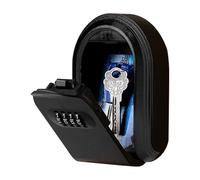 Coffre-fort à clefs | Coffre-fort extérieur décoratif avec cache clé - Combinaison de mots de passe à 4 chiffres durable pour