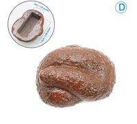 Coffre-fort à clés de jardin extérieur,boîte de rangement de sécurité pour la maison,coffres-forts à clés,roche cachée,Hide prédire in Stone - Type Orange
