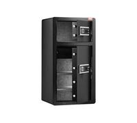 Coffre-Fort à Double Porte 156 L Déverrouillage par Clé et Mot de Passe