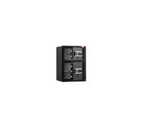 VEVOR Coffre-fort à double porte 99 L – Clé & mot de passe, sac ignifuge, LED, 2 séparateurs – Noir