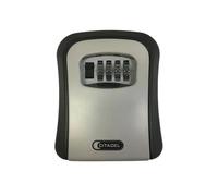 Coffre-fort - Abus - Boîte à clés reprogrammable - 4 chiffres - Gris - Dimensions 95x110x40 mm