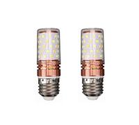 Coffre-Fort Basse Tension 24V E27 Ampoule LED AC/DC 24V-40V 10W DC24-60V 2835SMD 60LED for RV Camper Marine, énergie Solaire lumière et Hors réseau 2pcs / lot (Couleur : Warm Wite)