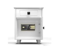 Coffre-fort biométrique de chevet avec protection par empreinte digitale et mot de passe pour la sécurité de la maison et du bureau