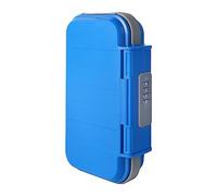 Coffre-fort, Boîte de rangement sécurisée Mini boîte peut être verrouillée for la sécurité des voyages séchage étanche Protéger avec un coffre-fort à manille en acier Coffre-fort portable(Blauw)