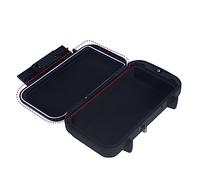 Coffre-fort, Boîte de rangement sécurisée Mini boîte peut être verrouillée for la sécurité des voyages séchage étanche Protéger avec un coffre-fort à manille en acier Coffre-fort portable(Zwart)