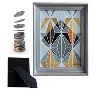 Coffre-fort Caché - Cadre Photo Avec Boîte Secrète | Organisateur D'objets De Valeur Pour Chambre À Coucher, Salon, Bureau, Bijoux, Argent, Clés, USB, Colliers