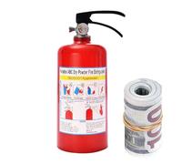 Coffre-fort Caché - Compartiment Pour Extincteur De 7,87 Pouces, Porte-monnaie En ABS Robuste, Caisse Antivol | Banque De Stockage Secrète Pour Pièces De Monnaie, Bijoux, Voyage, Avion, Sac Fourre-tou