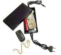 Coffre Fort Caché - Rangement Chargeur Portable, Boîte Secrète Style Adaptateur Ordinateur | Compartiment Compact Dissimulé, Idéal Pour Clés Argent Voyage Maison Bureau