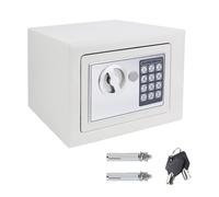 Coffre-Fort, Coffre-Fort 16L, Serrure à Clavier numérique, boîte de sécurité en Acier, Tirelire pour la Maison, Coffre-Fort d'hôtel, Armoire Murale montée/Noir/4,6 L