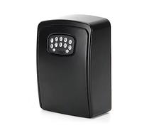 Coffre-fort, Coffre-fort à clés extérieur ， Boîte secrète de stockage intelligentes étanche avec code Tuya APP déverrouillage mural antivol clé coffre-fort organisateur(Zwart)