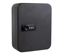 Coffre-fort Coffre-fort à clés, nouvelle boîte de rangement multi-clés, mot de passe, clés de rechange de voiture, boîte de rangement for la maison, le bureau, l'usine, le magasin(M-white-code)